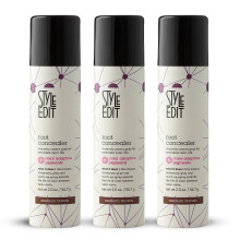 Style Edit Root Concealer Spray - Dekt Grijs en Wortels - Professionele Kwaliteit Haarproducten voor Vrouwen Medium