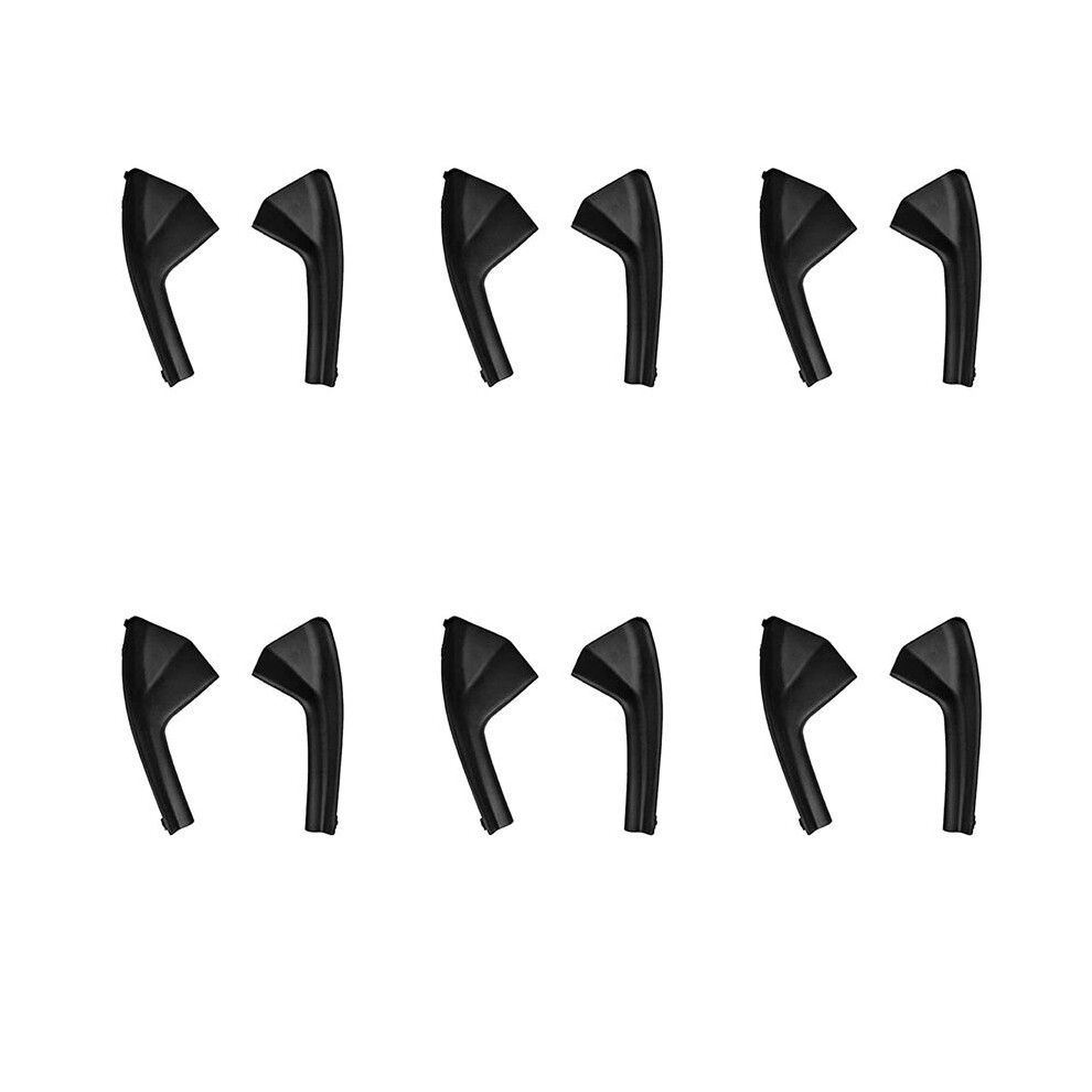 12X Car Front Windshield Wiper Side Deflector Cover For Nissan Tiida Model 66895-Ed50a 66894-Ed500 Left Hand Drive 4711011377871