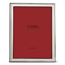 CUNILL Sterling Silver Picture Frame Slim Rope Style Silver Picture F