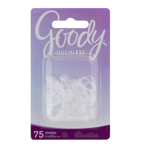 Goody Ouchless Mini Crystal Polyband Elastics 75 st (Pack om 3)
