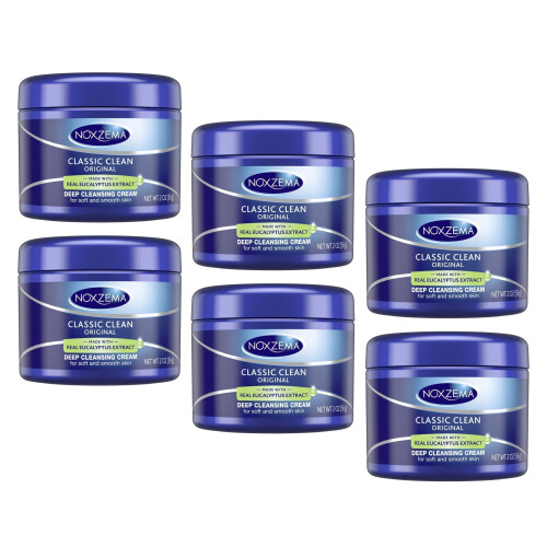 Noxzema Creme de Limpeza Profunda Original 2 Oz (Pacote de 6)