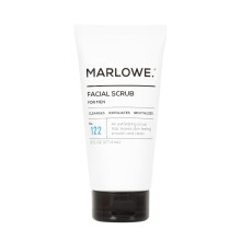 MARLOWE. No. 122 Esfoliante Facial Masculino 6 oz, Limpeza Diária Leve com Aroma de Pinheiro e Agarwood