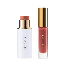 Ogee Lush Sunset - Topaz Face Stick & Freesia Lip Gloss Duo - Beperkte Editie Makeup Cadeauset