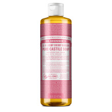 Dr. Bronner's Organic Cherry Blossom folykony kasztliai szappan 16 OZ
