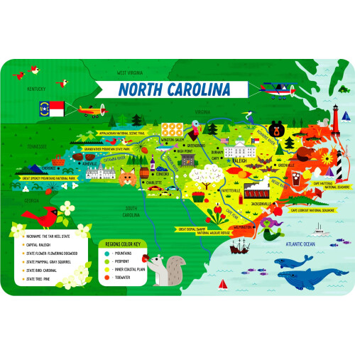 Little Buffalo North Carolina Floor Puzzle 1