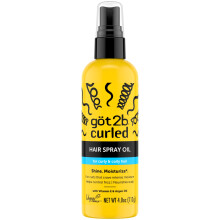 Got2b Curled Haar Spray Öl, 4oz, für Lockentypen 3-4, hilft Frizz zu kontrollieren