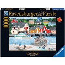 Ravensburger Fisherman's Cove Canadese Collectie - 1000 Stukjes Puzzel voor Volwassenen | Softclick Precisie