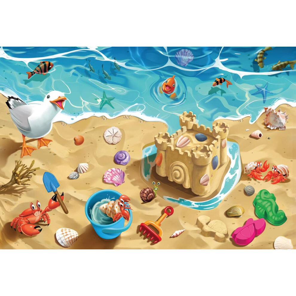 Ravensburger Fun At The Beach 24 Piece Giant Floor Jigsaw Puzzle - Children Age 3 Years +