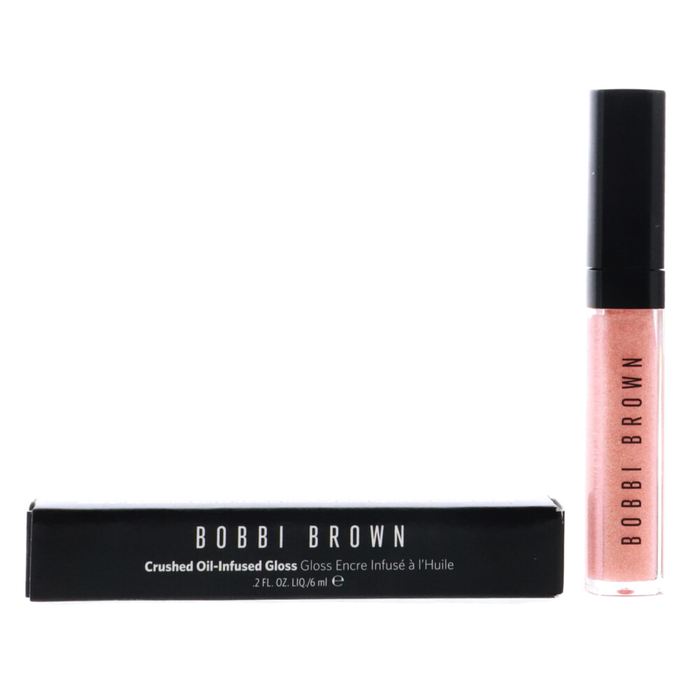 Bobbi (Bare Sparkle) Crushed Oil-Infused Gloss 0.2Oz/6.0Ml New With Box Brown