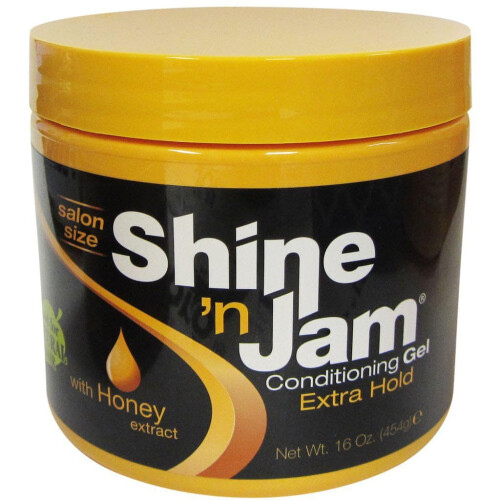 Shine N Jam Conditioning Gel Extra Hold 16 Unzen Glas (473ml) (3er Pack)