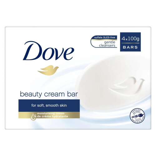 Dove Dove Original Beauty Cream Bar 4 X 100G