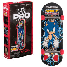 TECH DECK, Finesse X Sonic The Hedgehog Pro Series Vingerbord met Opbergdisplay, Geschikt voor Pro's