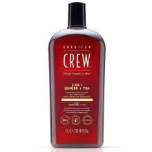 3-in-1 Ingwer-Tee-Shampoo von American Crew für Männer – 1 Liter