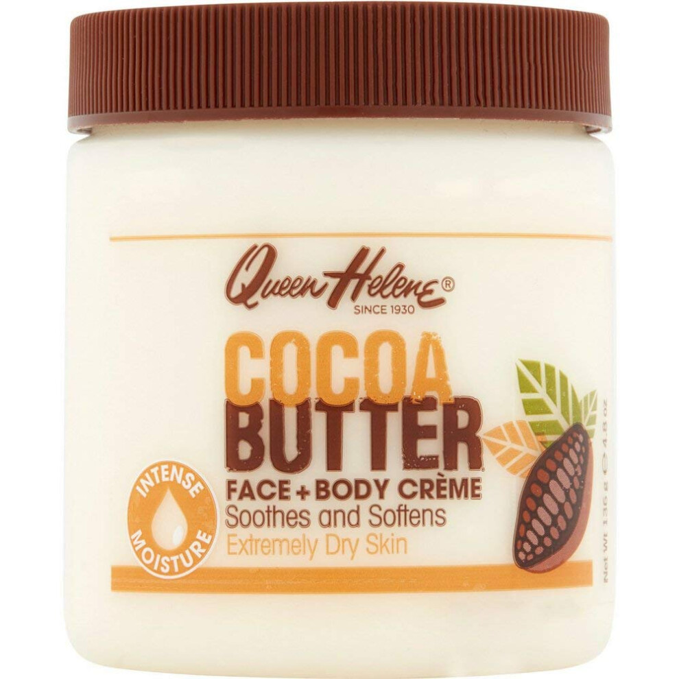 Queen Helene , Cocoa Butter Face + Body Creme, 136G