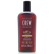 American Crew - Ginger + Tea 3-in-1 Shampoo - Šampon, kondicionér a sprchový gel v jednom 250ml