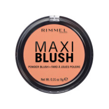 Rimmel London Maxi - 004 Sweet Cheeks - Colorete en Polvo, Ligero, Alta Pigmentación, 0.31oz