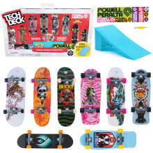 Tech Deck Powell Peralta Legends SK8Shop Bonuspakket met Ramp Verzamelbare en aanpasbare miniskateboards Kinderspeelgoed voor kinderen vanaf 6 jaar