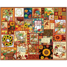 White Mountain Puzzles - Benvenuto Autunno - Puzzle da 1000 pezzi per adulti e bambini - Divertente attivitΰ per tutta la famiglia - 24""x30""