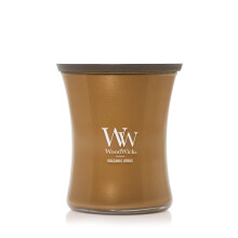 WoodWick Volcanic Orris Candela natalizia regalo per donne e uomini Collezione di metalli preziosi da 9,7 once con stoppino scoppiettante