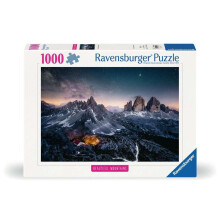 Ravensburger Schöne Berge - Drei Zinnen, Dolomiten - 1000 Teile Puzzle | Atemberaubende Alpenlandschaft | Softclick Technologie