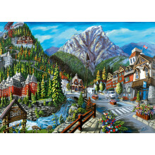Ravensburger Welkom in Banff 1000 Stukjes Puzzel voor Volwassenen - 12000494 - Handgemaakt, Made in Germany
