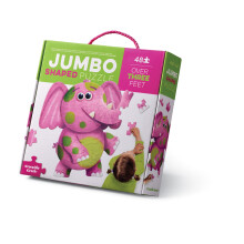Crocodile Creek Puzzle de Suelo de 48 Piezas - Rompecabezas para Niños de 4 a 8 Años, Elefante Jumbo
