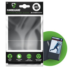 CardGuard Fundas Transparentes Premium, 100ud - Fundas Estándar para Pokémon, Cartas Deportivas y Coleccionables