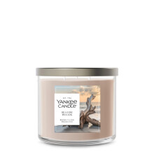Yankee Candle Seaside Woods, Geurkaars, 14,5oz 3-Wick Kaars met tot 40 Uur Brandtijd