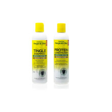 Shampoo Tingle Mango & Lime Giamaicano e Balsamo Proteico, 8 Fl Oz (Confezione da 2)