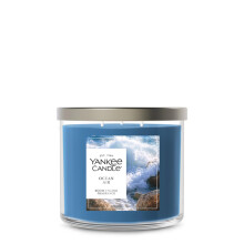 Yankee Candle Ocean Air, Geurkaars, 14.5oz 3-Wick Kaars met tot 40 Uur Brandtijd, Cadeau-idee