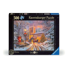 Ravensburger Sparkling Magical Christmas (Glow in the Dark) Jigsaw Puzzle (500 Pieces)