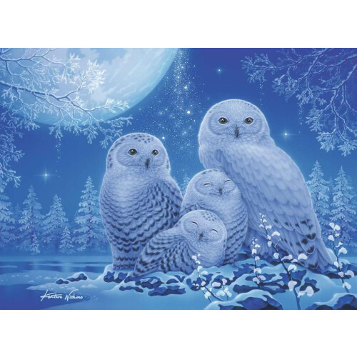 Ravensburger 500 hohtavaa palapeliä - Pöllöt 1