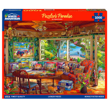 White Mountain Puzzlers Paradise Puzzle Puzzle estivi vintage da 1000 pezzi per adulti e famiglie