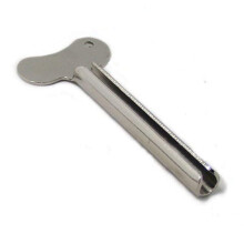 BeeSpring 1Pcs Silver Tube Squeezer Metal Tool för Tandkräm Hårfärg Handkräm Kosmetika (8cm x 3.5cm)