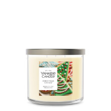 Yankee Candle Kerstkoek, Geurige Kaars voor de Feestdagen, 14.5oz 3-Wick Kaars met tot 40 Uur Brandtijd