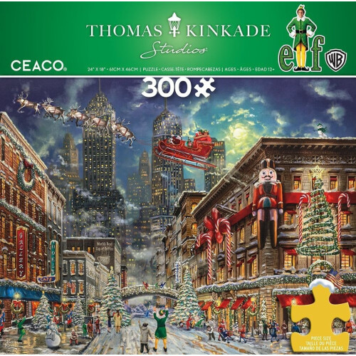 Ceaco - Thomas Kinkade - Nyarals - Elf - 300 darabos kiraks 1