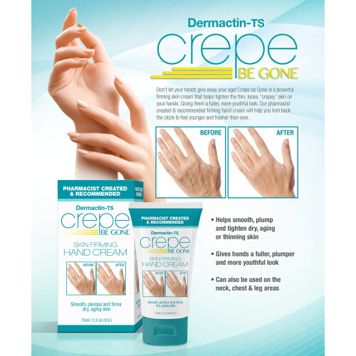 Κρέμα Χεριών Σφριγηλότητας Crepe Be Gone 2.5 oz. 2