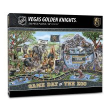 YouTheFan NHL Vegas Golden Knights Game Day en el zoolσgico Rompecabezas de 500 piezas