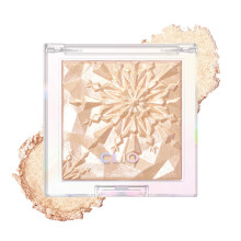 CLIO Prism Highlighter maquillaje iluminador facial de alto brillo perla brillo suave polvo horneado brillo de larga duraciσn (01 Gold Sheer)