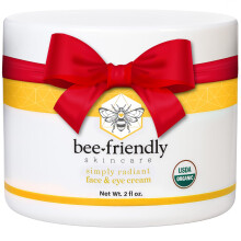 Crema Facial y de Ojos Orgánica BeeFriendly, Hidratante Facial Certificado USDA