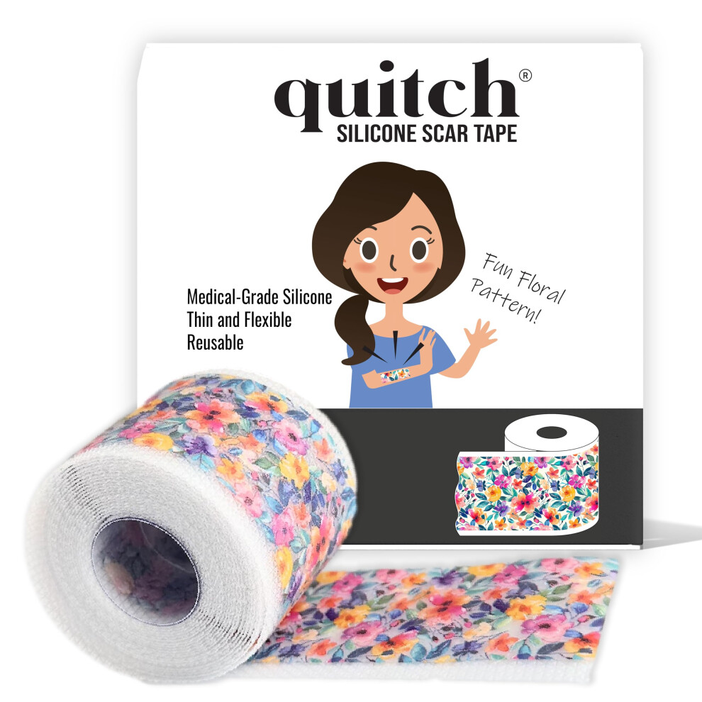 Quitch Silicone Scar Sheets For Surgical Scars, Silicone Scar Tape, C Section Recovery Must Haves, Tummy Tuck Recovery Must Haves, Postpartum Essentia