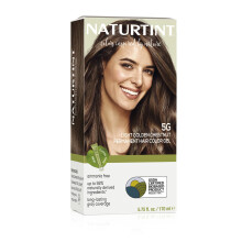 Naturtint Permanente Haarkleur 5G Licht Gouden Kastanje (1 Stuk), Ammoniavrij, Vegan, Dierproefvrij