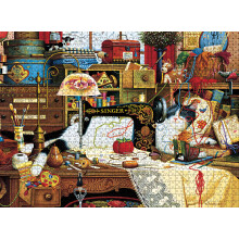 Buffalo Games - Charles Wysocki - Maggie The Messmaker - 1000 Teile Puzzle für Erwachsene - Herausforderndes Puzzle für Spielabende