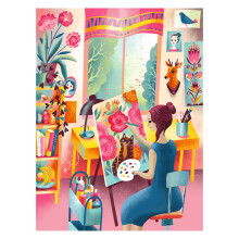 RoseArt - Vertikale Visionen - 500 Teile Kunststudio Puzzle für Erwachsene