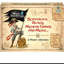Wortschätze - Piratenspielzeug und Schatzsuche für Kinder | 4-8 Jahre, 1-4 Spieler | Piratenspiele für Kinder