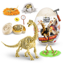 Robo Alive Mega Dino Fossil Find (Brontosaurs) by ZURU Dig and Discover, STEM, Excavate Prehistoric Fossils, Dinosaur Toys, Educational Toys, Great Sc