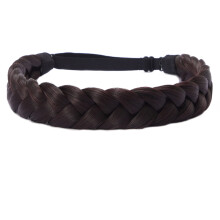 TOECWEGR Fascia intrecciata 3 Strati Sintetica per Capelli Accessori Moda