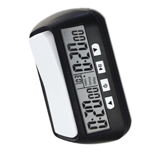 Schach-Timer – Minifinker – Digitaluhr – ABS-Gehäuse – Akustischer Alarm – Multifunktional