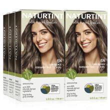 Naturtint Coloración Permanente 6N Rubio Oscuro (Pack de 1), Sin Amoniaco, Vegano, Sin Crueldad