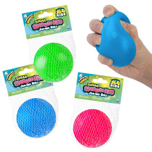 ORB Curiosities Bolas Smooshies de Azúcar 3 Pack - Tres Coloridas Bolas de 2.75 Pulgadas para Jugar y Aliviar Estrés